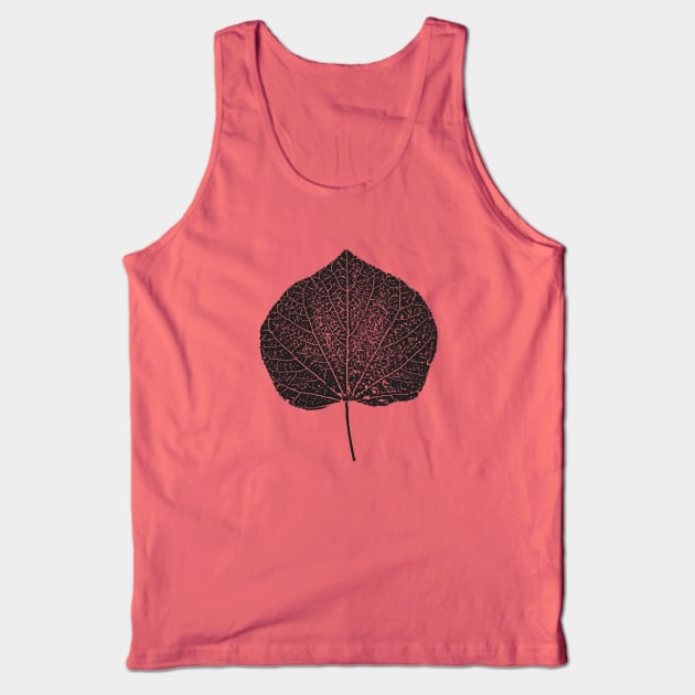 Leaf Print Tank Top by HammerPenStudio